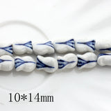 Chinese Style Ceramic and Porcelain Loose Beads 10pcs/lot