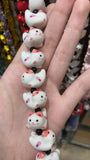 Ceramic Beads Hand Beaded Kitten Beads Necklace Bracelet Accessories DIY