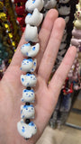 Ceramic Beads Hand Beaded Kitten Beads Necklace Bracelet Accessories DIY