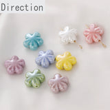 Ceramic Cream Flower Loose Beads DIY Jewelry Accessories