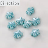 Ceramic Cream Flower Loose Beads DIY Jewelry Accessories