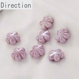 Ceramic Cream Flower Loose Beads DIY Jewelry Accessories