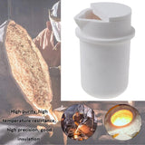 Ceramic Crucible Dish Cup 1 KG High Temp Silver Copper Metal Jewelry