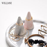 Marble Ceramic Finger Cone Ring Holder