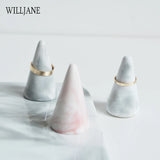 Marble Ceramic Finger Cone Ring Holder