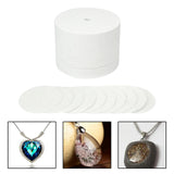 Ceramic Microwave Kiln Small with Kiln Paper Jewelry Tool