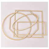 Ceramic Plate Forming Mold Wood Geometric Hand-printed Pottery Tools