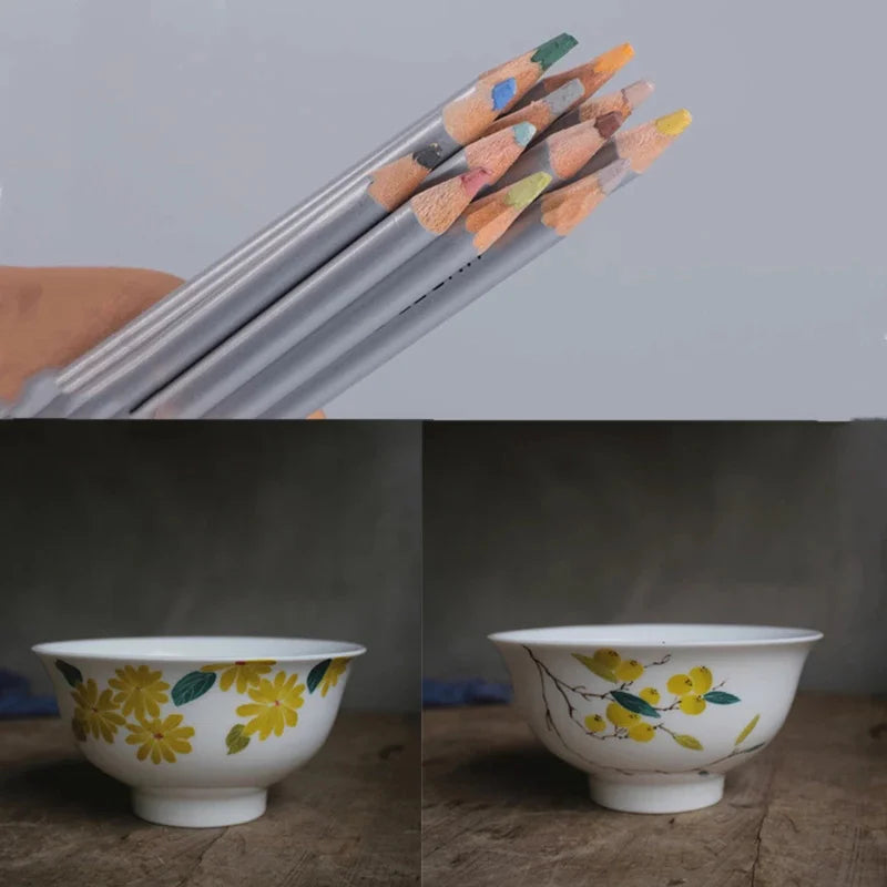 Ceramic Pottery Art Underglaze Colored Hook Line Coloring Pencils