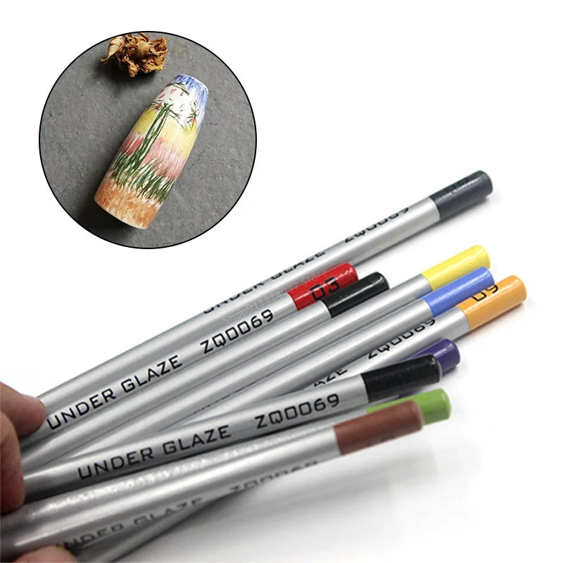 Ceramic Pottery Art Underglaze Colored Hook Line Coloring Pencils