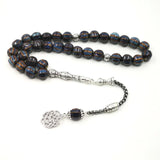 Ceramic Tasbih 33 Beads Bracelet Muslim Prayer Beads Arabic Accessory