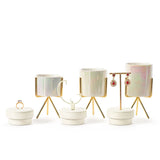 Ceramic Jewelry Display Shelf Ring Watch Earrings Storage