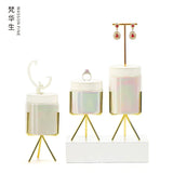Ceramic Jewelry Display Shelf Ring Watch Earrings Storage