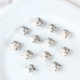 Hand-painted Pigeon Bead Earrings, Japanese DIY Jewelry Accessories