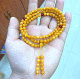 Natural Cream Yellow Amber Beeswax Bracelet Necklace