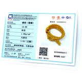 Natural Cream Yellow Amber Beeswax Bracelet Necklace