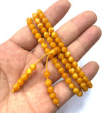 Natural Cream Yellow Amber Beeswax Bracelet Necklace