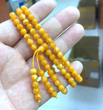Natural Cream Yellow Amber Beeswax Bracelet Necklace