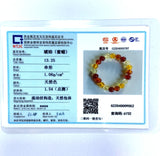 10mm Multicolor Mexico Amber Beeswax Bracelet
