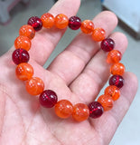 10mm Genuine Mexican Amber Beeswax Bracelet