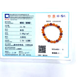 10mm Genuine Mexican Amber Beeswax Bracelet