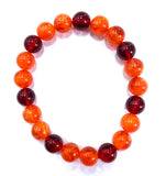 10mm Genuine Mexican Amber Beeswax Bracelet