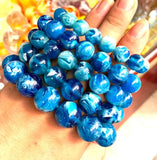 12-20mm Natural Mexico Amber Beeswax Bracelet AA