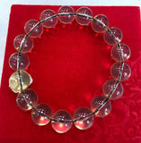 12mm Natural Mexico Sky Amber Beads Bracelet