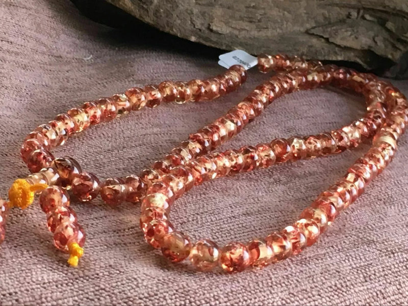 6mm Natural Amber Beeswax Bracelet Necklace