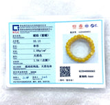 Natural Yellow Mexico Amber Beeswax Bracelet 9x9x21mm