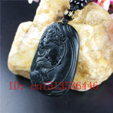Chinese Natural Green Jade Beauty Princess Pendant Necklace Lucky Amulet