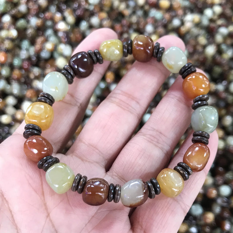 Natural Hetian Jade Bracelets for Women Amulet Healing Jade Jewelry