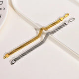 Mesh Stainless Steel Bracelet Plated