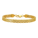 Mesh Stainless Steel Bracelet Plated