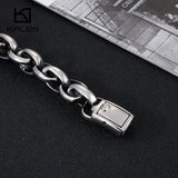 14mm Heavy Chain Bracelet Men Stainless Steel Hip Hop Rock Party Jewelry