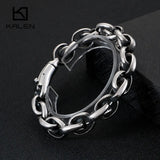 14mm Heavy Chain Bracelet Men Stainless Steel Hip Hop Rock Party Jewelry