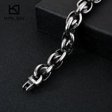 14mm Heavy Chain Bracelet Men Stainless Steel Hip Hop Rock Party Jewelry