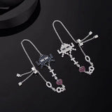 Sterling Silver Chain Bracelet Robot Design Gift
