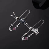 Sterling Silver Chain Bracelet Robot Design Gift