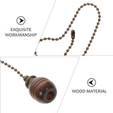 Wooden Chakra Pendant Ceiling Fan Light