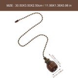 Wooden Chakra Pendant Ceiling Fan Light