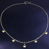 Love Pendant Stainless Steel Navel Ring Waist Chain Jewelry