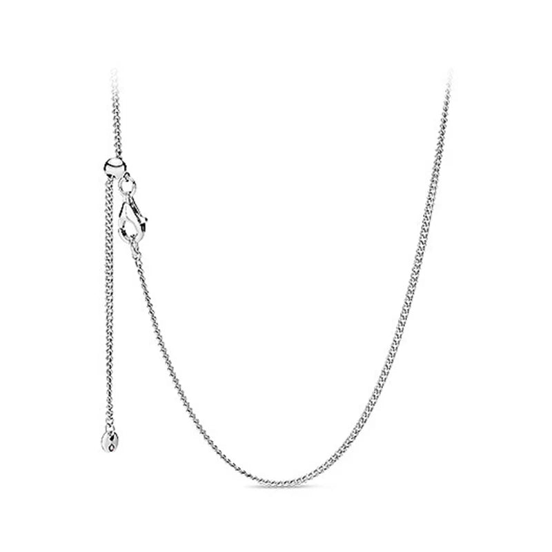 925 Sterling Silver Chain Necklace For Women Jewelry Gift