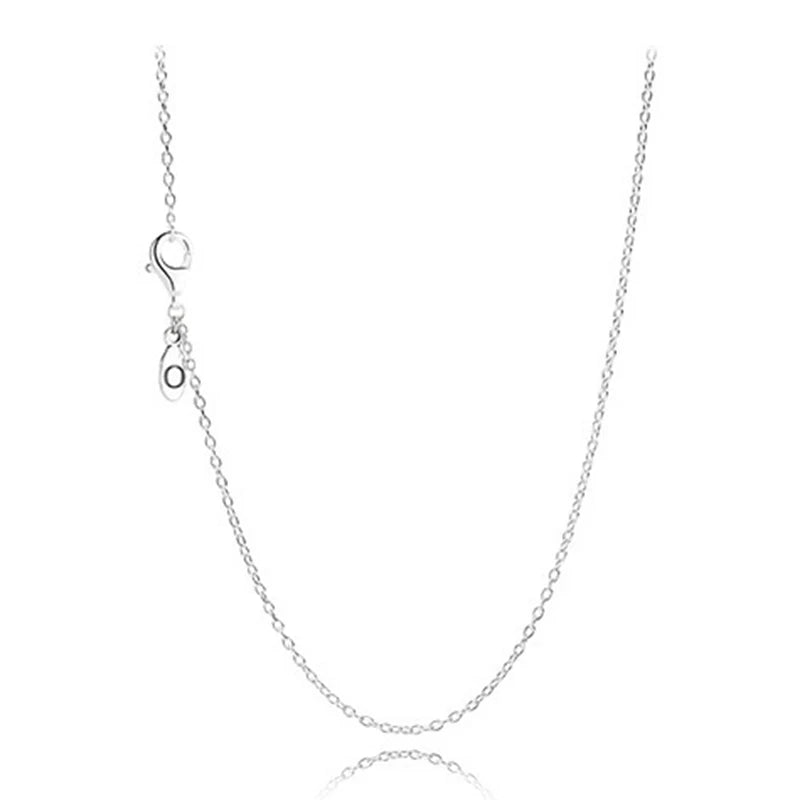925 Sterling Silver Chain Necklace Women Jewelry Gift