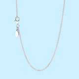 Classic Cable Chain Necklace 925 Sterling Silver Female Gift