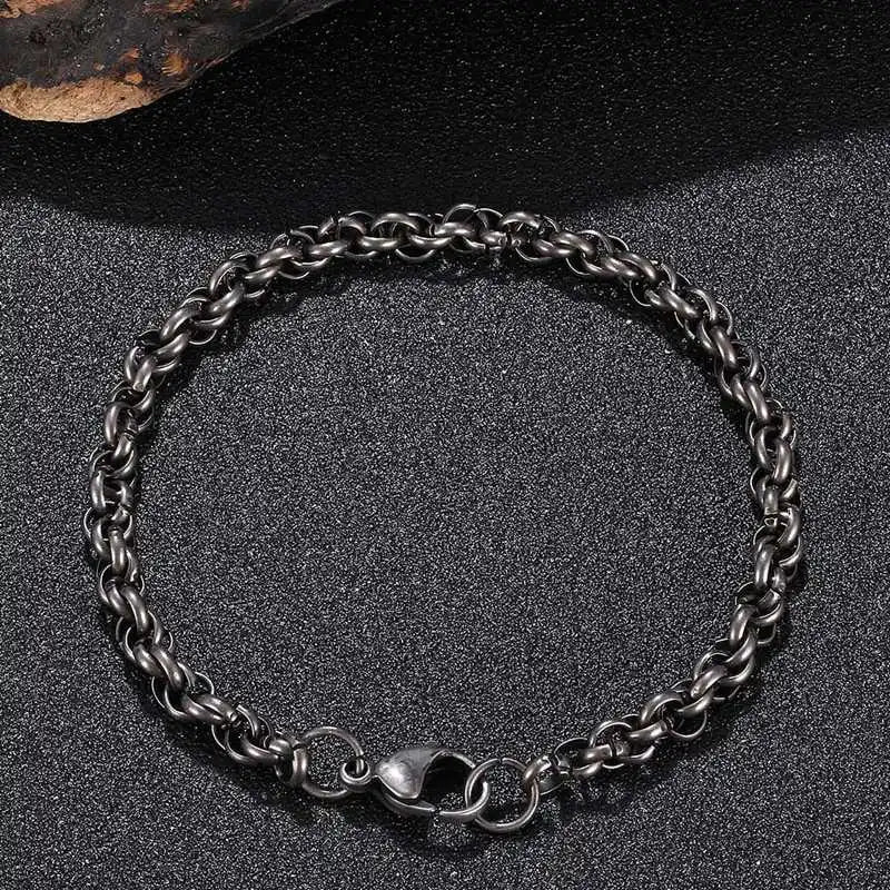 Stainless Steel Chain Necklace for Men Vintage Style GS0076