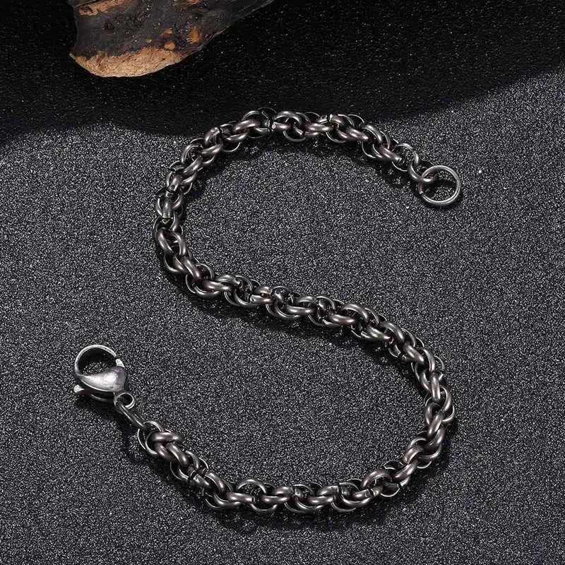 Stainless Steel Chain Necklace for Men Vintage Style GS0076