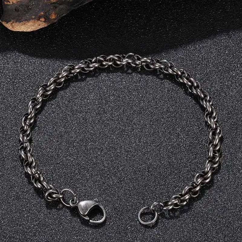 Stainless Steel Chain Necklace for Men Vintage Style GS0076