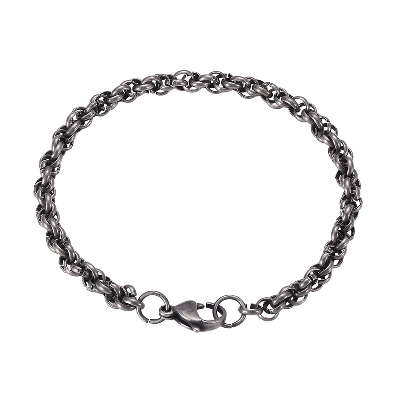 Stainless Steel Chain Necklace for Men Vintage Style GS0076