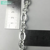 925 Sterling Silver Chain Round Link Clasp Gift For Women & Men