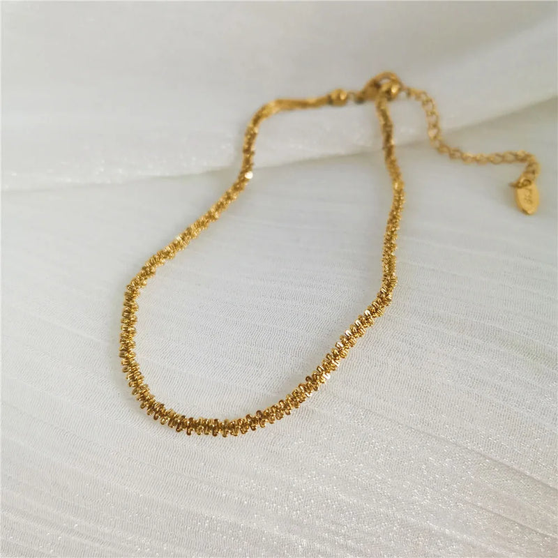 Rose Anklet Silver Plated Chain Shape Sexy Accessory